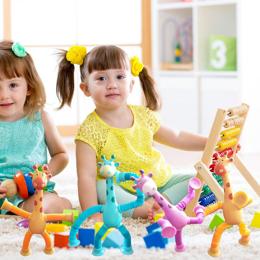 Tubos de jirafa, juguetes sensoriales, novedad, juguete antiestrés de primavera, tubo elástico, juguete para aliviar el estrés para niños, regalo de cumpleaños, recuerdos de fiesta