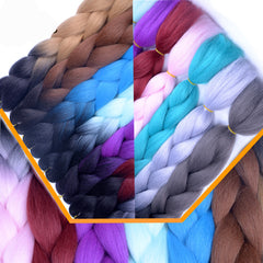 Extensiones de cabello en diferentes colores