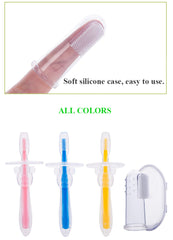 Cepillo de dientes de silicona para bebés