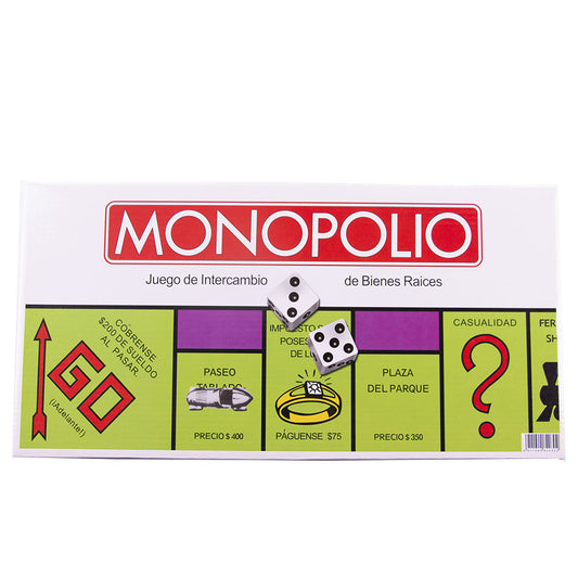 Exclusivo: el legendario y emocionante juego de mesa Monopoly / Monopolio para toda la familia. Fomenta la inteligencia y la unión