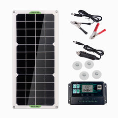 Panel Solar Monocristalino para el Coche y Hogar: ¡Carga Portátil de Batería!
