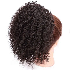 Extensiones de peluca en varios colores para señoras con el pelo corto y rizado