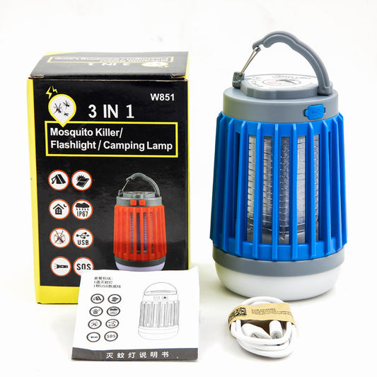 Lámpara eléctrica portátil para matar mosquitos, artefacto para matar mosquitos en el hogar