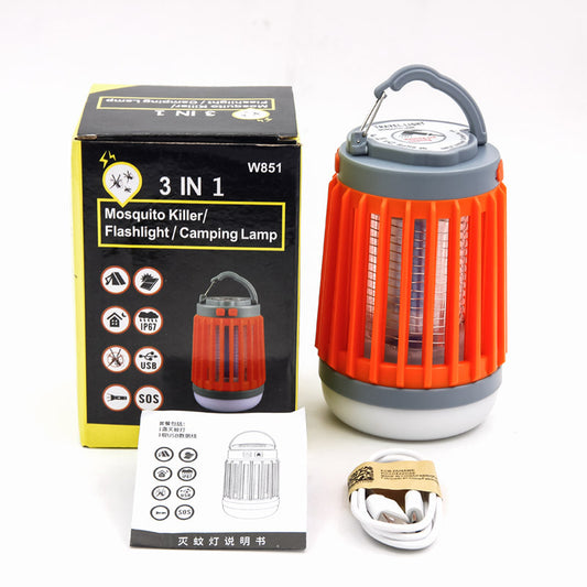 Lámpara eléctrica portátil para matar mosquitos, artefacto para matar mosquitos en el hogar