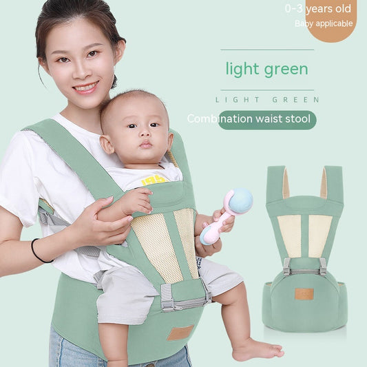 Capazo ligero en varios colores, bolsa de viaje con arnés para bebé
