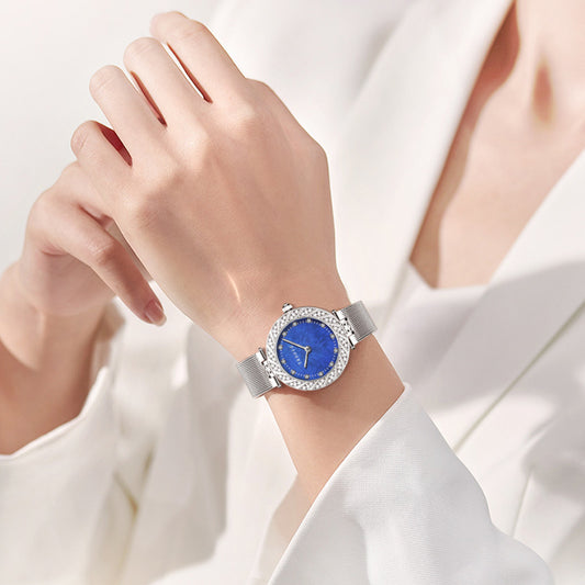 Belleza que perdura: Reloj de cuarzo completamente automático e impermeable para mujer