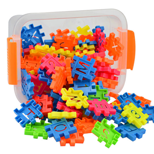 Divertido juguete educativo mosaicos para niños juguetes de bloques, juego de 110 piezas DIY Lepin bloques de construcción bebé niños y niñas bloques 3D