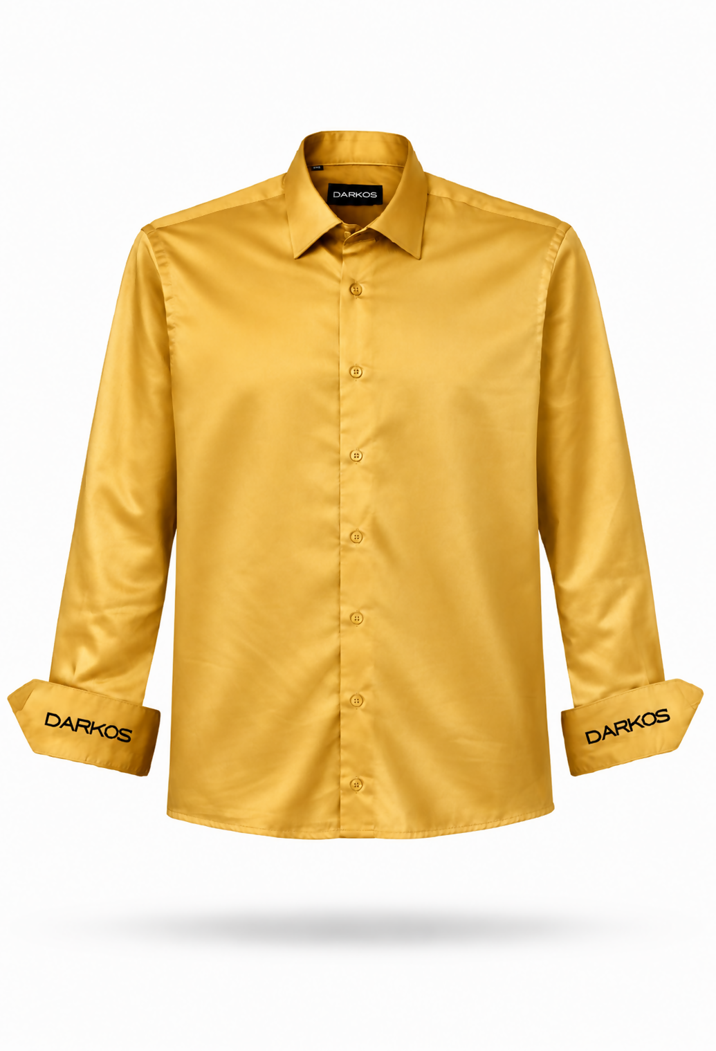 Darkkos "Proud" Shirt – Majestätisches gold-gelbes Premium-Hemd der Streetwear-Brand aus Ghana
