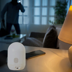 Cámara inalámbrica de monitoreo del hogar con iluminación de visión nocturna y intercomunicador de voz WiFi