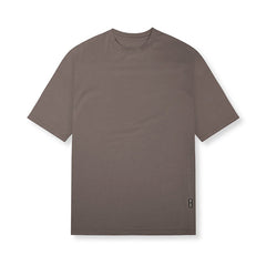 Camiseta dividida de secado rápido de color sólido de manga corta para hombre