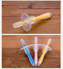Cepillo de dientes de silicona para bebés