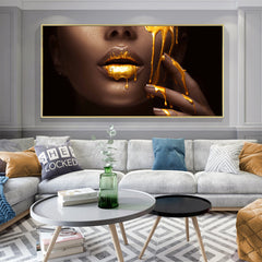La boca dorada aporta elegancia a la estancia, imagen ideal para su hogar