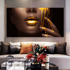 La boca dorada aporta elegancia a la estancia, imagen ideal para su hogar