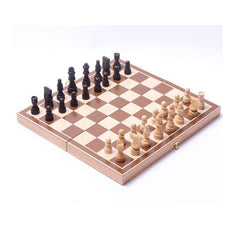 Juego de tablero de ajedrez, tablero de ajedrez portátil y plegable con las respectivas piezas como accesorios