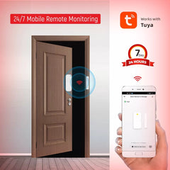 Tuya Smart Wireless Door Alarma antirrobo magnética WiFi