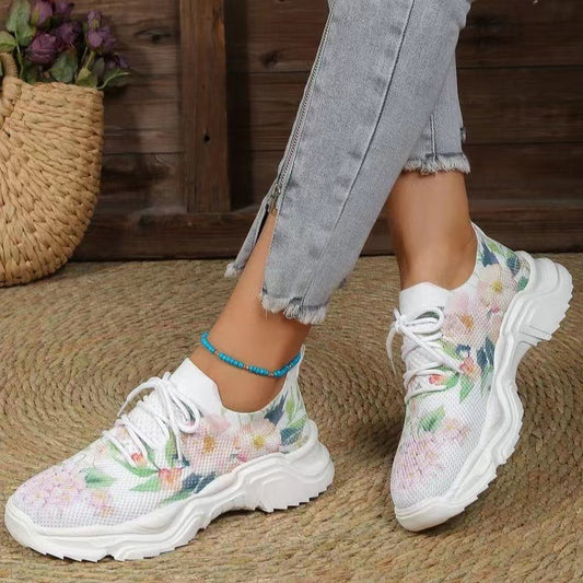 Zapatillas de running de moda con estampados de colores