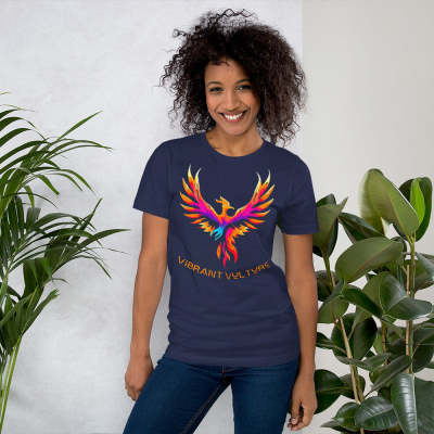 Camiseta unisex águila calva vibrante