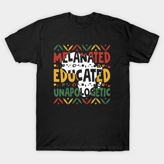 Camiseta melanizada, educada e intransigente para mujer
