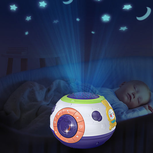 Proyector de luz nocturna que crea un cielo estrellado, ayuda a pequeños y mayores a conciliar el sueño