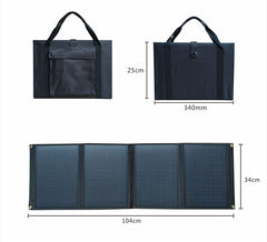 Fuente de energía independiente para llevar: Panel solar plegable para teléfonos móviles y portátiles!