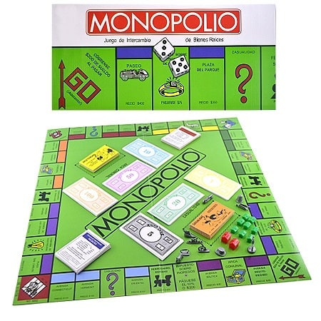 Exclusivo: el legendario y emocionante juego de mesa Monopoly / Monopolio para toda la familia. Fomenta la inteligencia y la unión