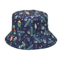 Sombrero de pescador estampado con protección solar por ambos lados para uso en exteriores, para hombres y mujeres, ¡en más de 80 colores y formas diferentes!