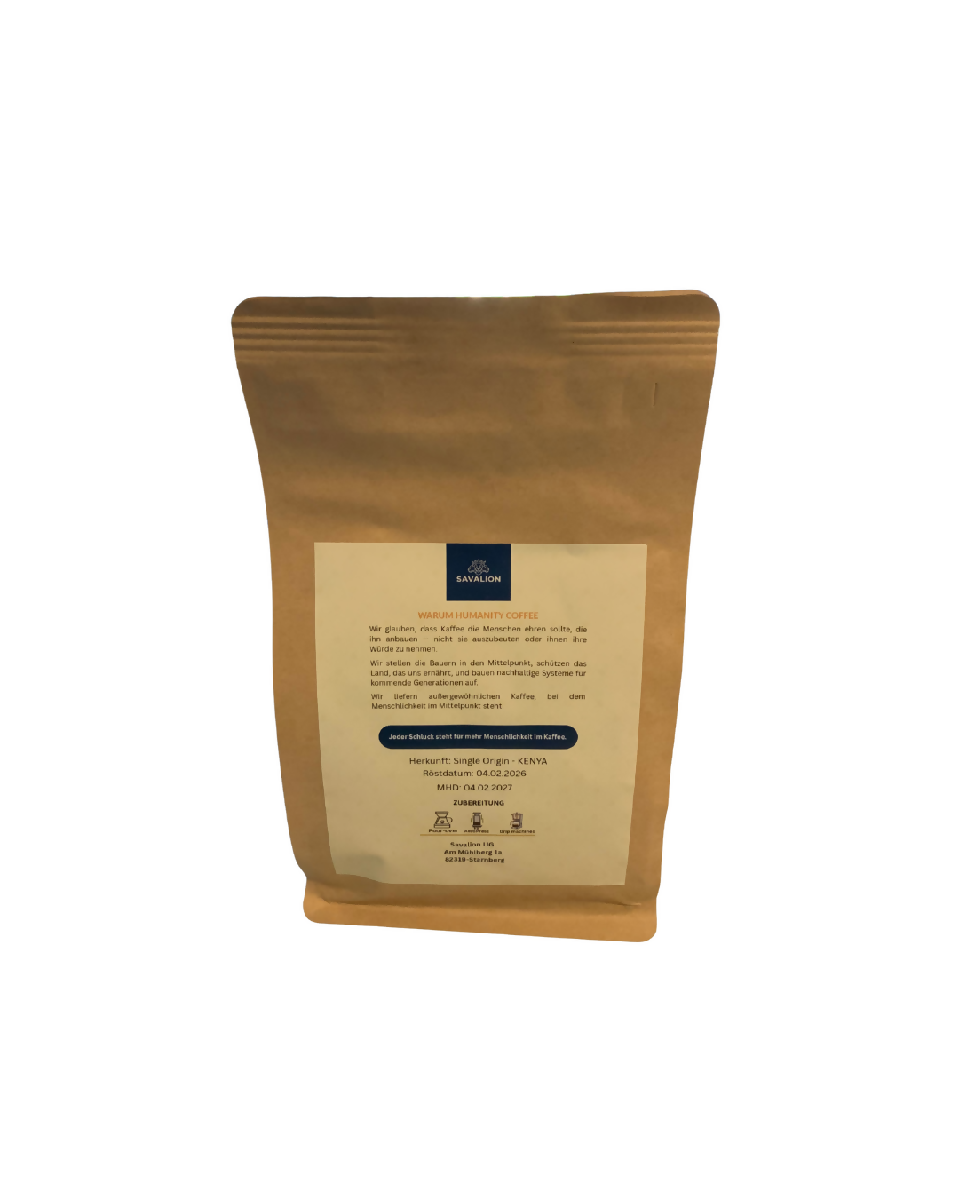 FILTER RÖSTUNG – AA+ SPECIALTY BOHNEN – KENIA 250g