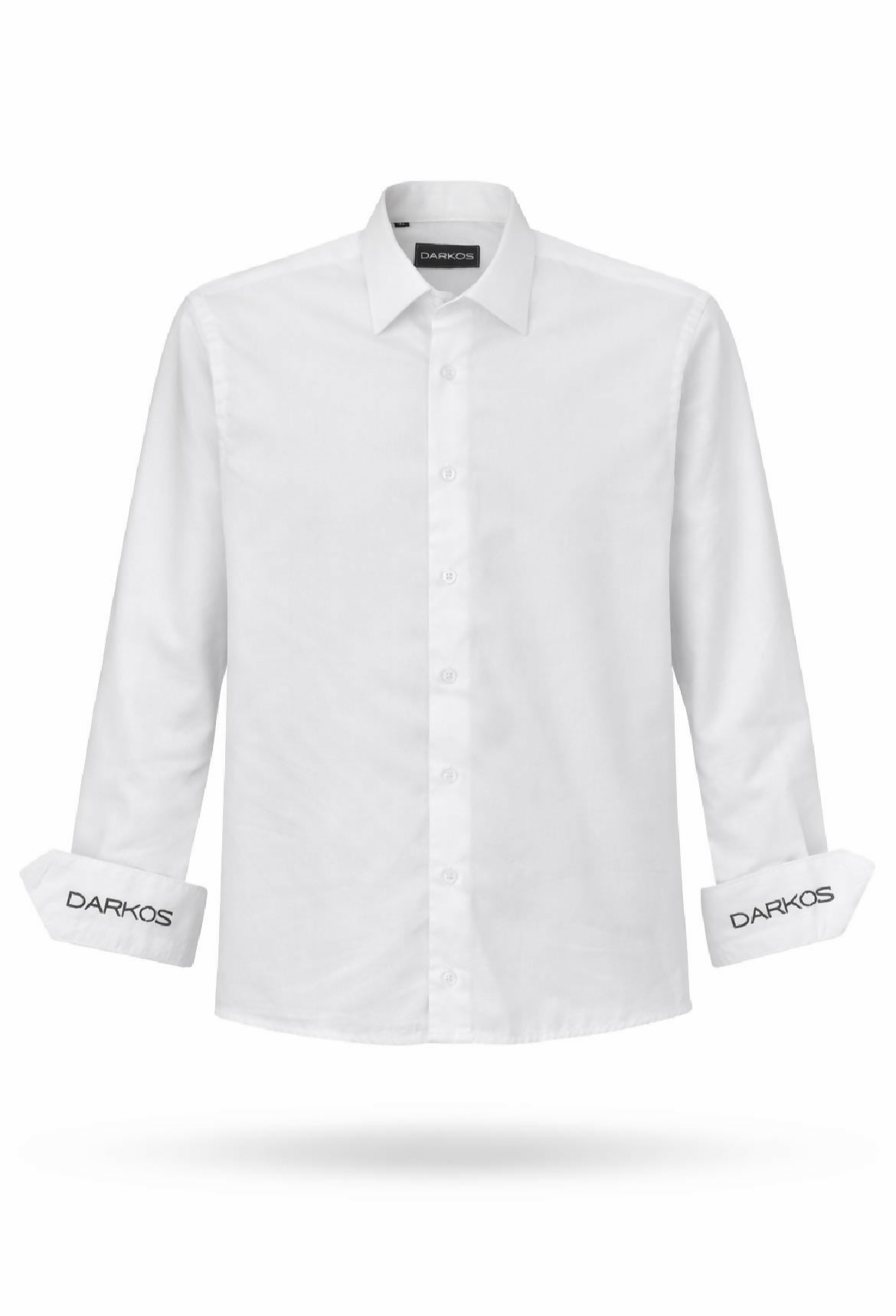 Darkkos "Proud" Shirt – Elegantes weißes Premium-Hemd der Streetwear-Brand aus Ghana