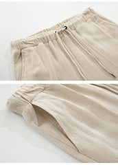Pantalones Casuales Para Hombre Pantalones De Algodón Y Lino