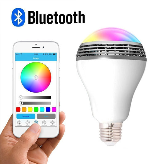 Creativa lámpara LED Bluetooth con más de 15 millones de colores, ajustable con celular
