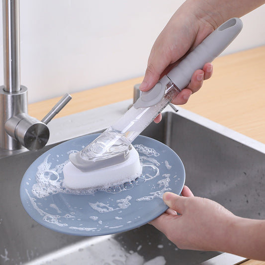Cepillo de limpieza con dispensador de jabón