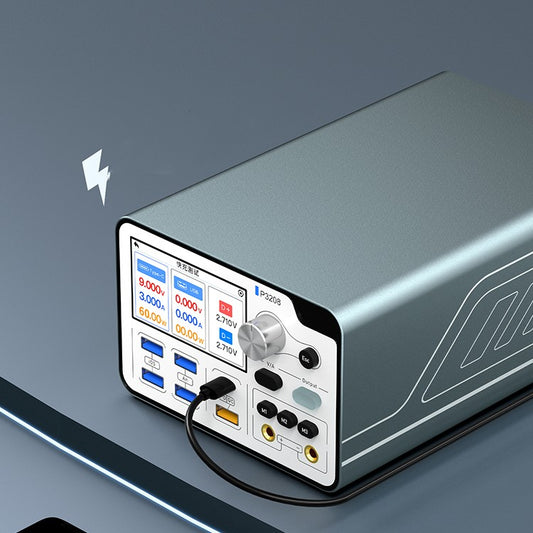 Suministro de energía confiable sobre la marcha: Regulador de voltaje inteligente y medidor de potencia para el mantenimiento de dispositivos móviles!