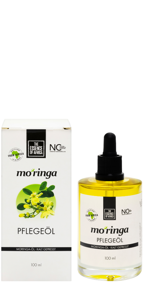Bio-Moringa-Öl aus Gambia und Namibia (100 ml) | Kaltgepresste NCS-Naturkosmetik | africrops! GmbH