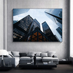 El moderno cuadro sobre lienzo da a la habitación una sensación de gran ciudad y vibraciones neoyorquinas, amplía la habitación, en muchos motivos diferentes
