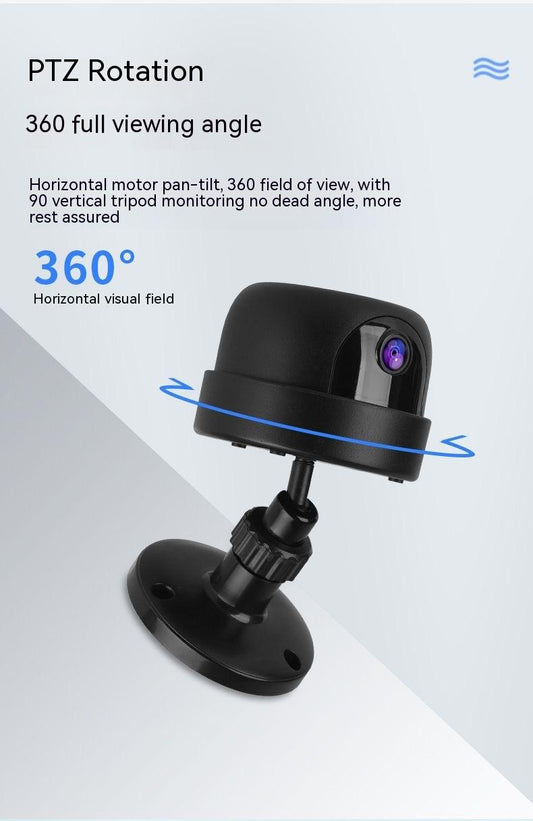 Cámara panorámica de visión nocturna infrarroja HD Detección humanoide por IA: seguimiento automático