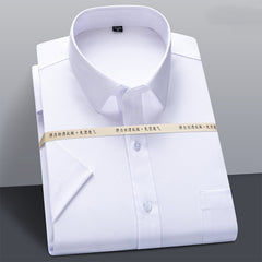 Camisa de manga corta de negocios de moda casual para hombres