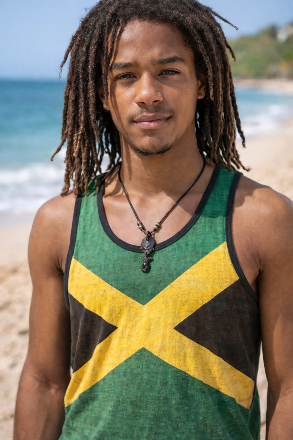 "Royal Figure Pendant" Handmade necklace from Ghana