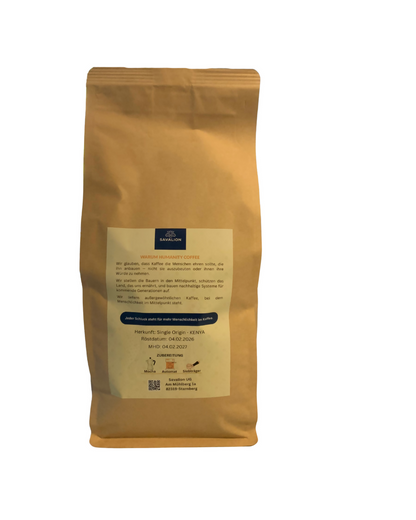 ESPRESSO RÖSTUNG – AA+ SPECIALTY BOHNEN – KENIA 1000g