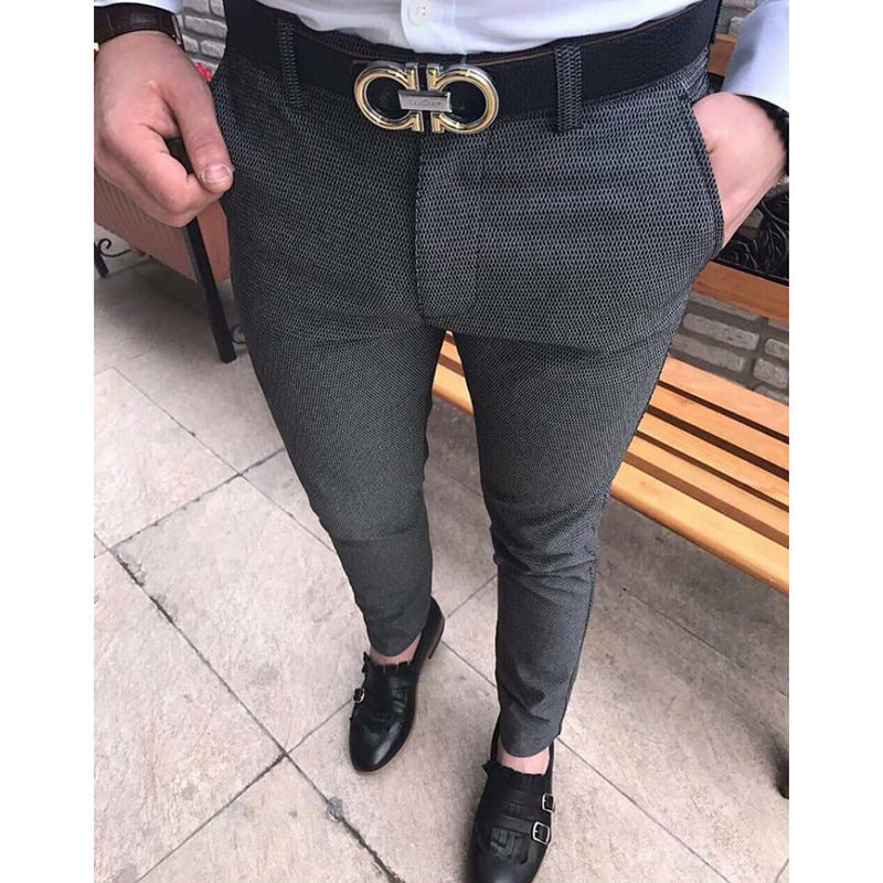 Pantalones de ocio o de trabajo para hombre, en varios colores y elegantes estampados