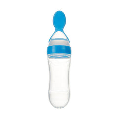 Cuchara biberón, exprimidor biberón, cuchara silicona comida bebé, cubiertos niños, 90ML