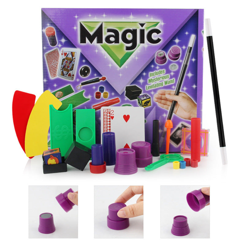 Caja de juguetes de magia para niños con 75 o 45 trucos