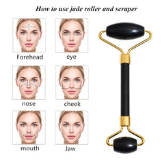 Dispositivo de jade para masaje de cuidado facial de belleza