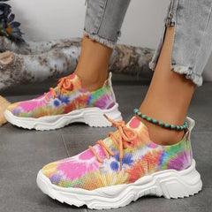 Zapatillas de running de moda con estampados de colores