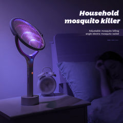 Lámpara asesina doméstica recargable eléctrica con ángulo para matar mosquitos