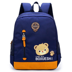 ¡Aventuras de Regreso a Clases con Estilo! Mochila Escolar Infantil con Divertidos Dibujos de Osos, Niños y Bebés