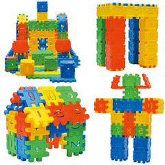 Divertido juguete educativo mosaicos para niños juguetes de bloques, juego de 110 piezas DIY Lepin bloques de construcción bebé niños y niñas bloques 3D