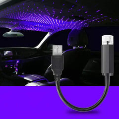 ¡Luz LED de Noche de Cielo Estrellado para Coche! 🚗🌌 Proyector de Estrellas de Galaxia Alimentado por USB 🌟 Decoración Mágica para Techo de Habitación y Coche 🌠 Plug and Play para Fácil Uso ✨