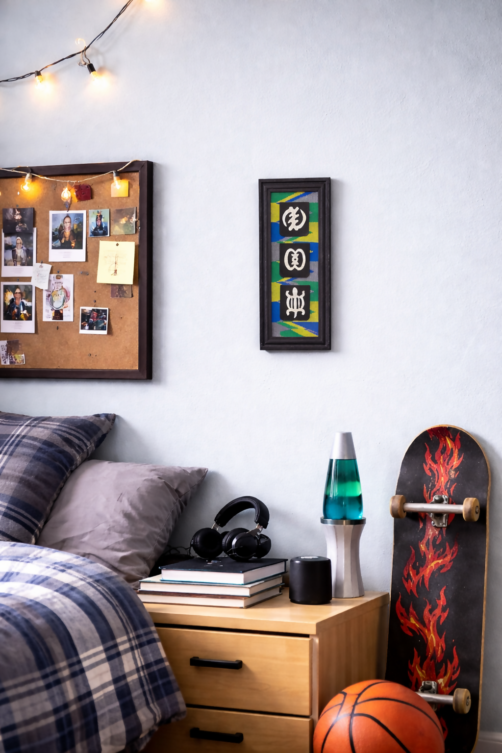 Handgefertigtes Adinkra-Kunstwerk aus Ghana Spirituelle Wandkunst (43 × 12 cm)