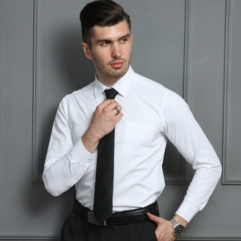 Camisa clásica business grande para hombre