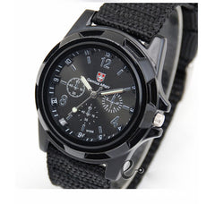 Reloj militar trenzado de nailon.